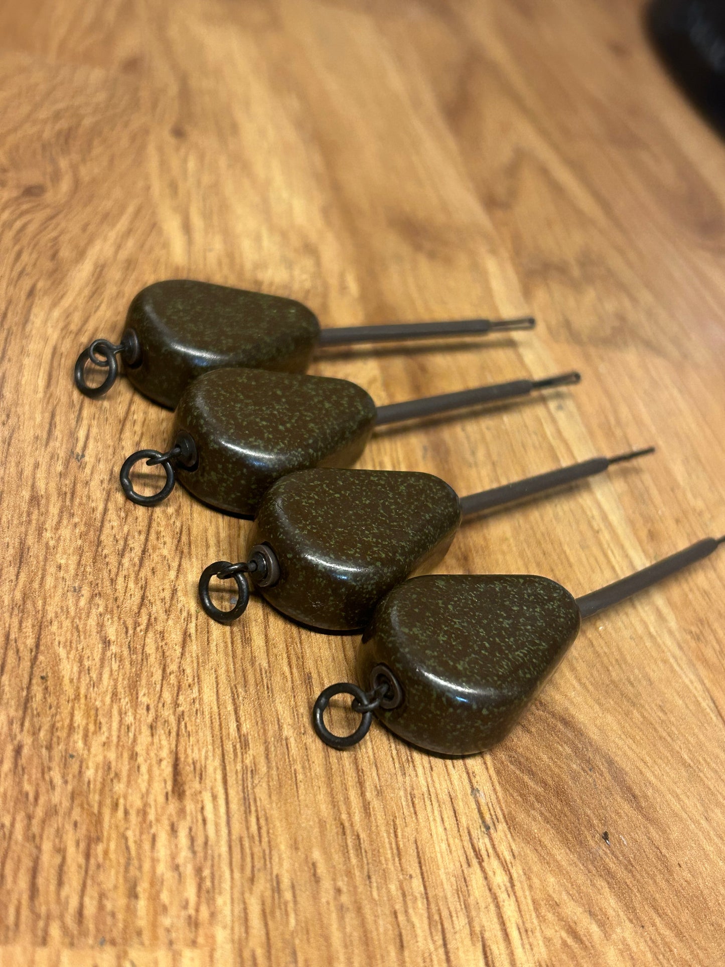 Quick change PVA bag stems - green/brown x5